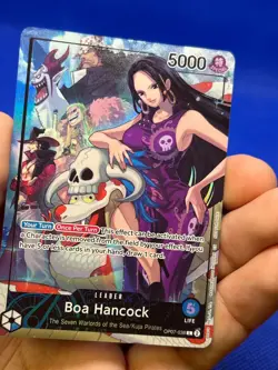 One Piece 2025 PSA Magazine Promo Boa Hancock OP07-038 Alternate Alt Leader NM - Image 3