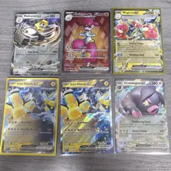Pokemon Lot 23 Cards Total Bellibolt, Meowscarada, Iron Hands, Etc... - Image 3