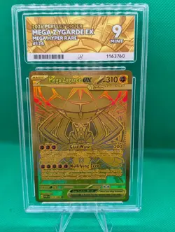 MEGA Zygarde EX 124/088 Perfect Order MEGA HYPER RARE mint ACE 9 Pokemon Card - Image 1