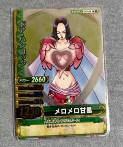 PREORDER Boa Hancock W SR HOLO Japanese One Piece Berry Match Carddass Card - Image 1