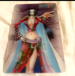 PREORDER Very Rare Boa Hancock Japanese One Piece Lenticular Special Card - Image 1