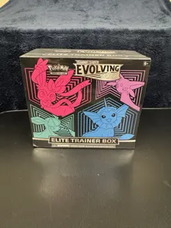 Pokemon TCG SWSH: Evolving Skies Elite Trainer Box Factory Sealed, Dent,See Pics - Image 1