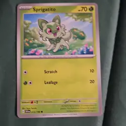 Nintendo Pokemon TCG Sprigatito+Floragato+Meowscarada 9-Card Lot Holo - Image 3