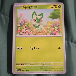 Nintendo Pokemon TCG Sprigatito+Floragato+Meowscarada 9-Card Lot Holo - Image 5