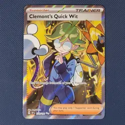 Clemont's Quick Wit 229/191 - SS - Ultra Rare Holo Pokemon Card - M / NM - Image 1