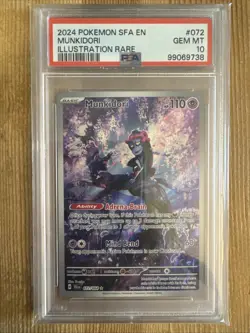 Munkidori 072/064 IR Illustration Rare - Pokemon Shrouded Fable English - PSA 10 - Image 1