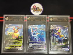RPA10 Pokemon TCG S-Chinese Jolteon Flareon Vaporeon Vmax CSHC-003 006 009 HOLO - Image 1
