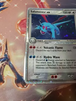 Salamence ex - 96/108 Pokemon TCG Power Keepers Ultra Rare LP - Image 3