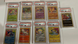 Pokemon Complete Set of 9 Amazing Rare Vivid Voltage/Shining Fates ALL PSA 10 - Image 1