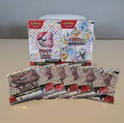 Pokemon TCG: 151 AND Prismatic Evolutions booster bundles + 6 weighed 151 Packs - Image 1