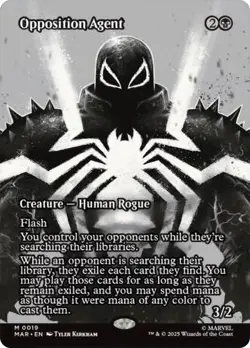 Opposition Agent Borderless Marvel's Spider-Man NM MTG - Image 1