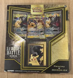 Pokemon Pikachu & Zekrom-GX League Battle Deck - NEW - Open box 290-80785 - Image 1