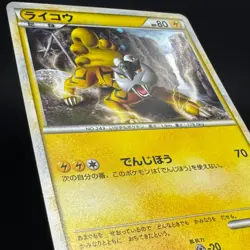 Raikou 061/L-P Holo Perfect Set Black Star Promo Japanese Pokemon Card 2009 LP - Image 5