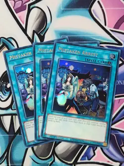 YUGIOH X3 BLGG-EN114 Mistaken Arrest Ultra Rare 1ST EDITION PLAYSET - Image 1