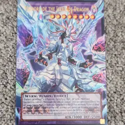Yugioh Overframe Mirrorjade The Iceblade Dragon 1st Ed. Ultra Rare RA05-EN148 - Image 1