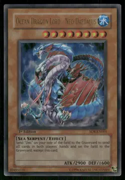 Ocean Dragon Lord - Neo-Daedalus SD4-EN001 Yu-Gi-Oh 1st Edition NM - Image 1