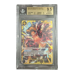 2025 ONE PIECE ROYAL BLOOD MONKEY.D.LUFFY #118 SECRET RARE BGS 9.5 GEM MINT - Image 1