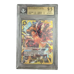 2025 ONE PIECE ROYAL BLOOD MONKEY.D.LUFFY #118 SECRET RARE BGS 9.5 GEM MINT - Image 1