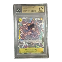 2025 ONE PIECE ROYAL BLOOD MONKEY.D.LUFFY #111 ALTERNATE ART R BGS 9.5 GEM MINT - Image 1