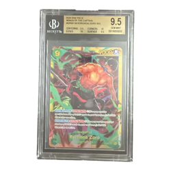 2024 ONE PIECE WINGS OF THE CAPTAIN RORONOA ZORO #118 SECRET RARE BGS 9.5 GEM - Image 1