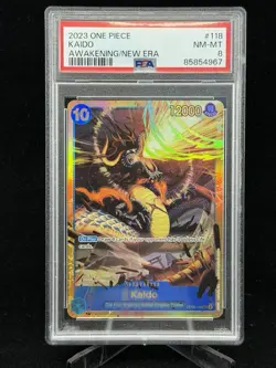 2023 ONE PIECE OP05-118 AWAKENING OF THE NEW ERA #118 KAIDO PSA 8 - Image 1