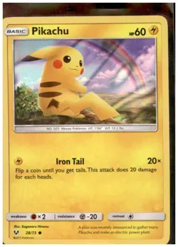 Pikachu - 28/73 (Water Web Holo) Holo Promo Miscellaneous Cards & Products 28/73 - Image 1
