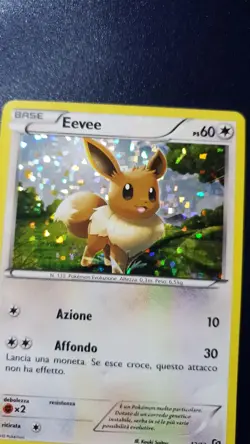 Pokemon TCG EEVEE HOLO 12/12 McDonalds EU Promo 2016 (MCD16) ITALIAN ITA Card - Image 3
