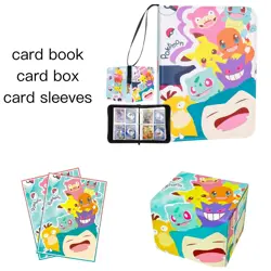 Pokemon TCG Card Storage Box Card Storange Binder Album Card Sleeves Desk Game - Image 1