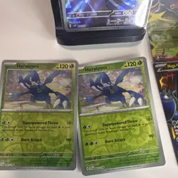 Pokemon TCG Mega Heracross EX & Heracross Holo/Foil 5-Card Lot 2023 Eng - Image 4