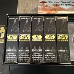 Star Wars Customizable Card Game First Anthology Box Set 1997 Over 600 Cards EUC - Image 2