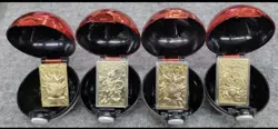 Set Of 4 1999 Burger King 23k Gold Plated Collectible Vintage Cards - Image 1