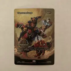Warstorm Surge Avengers Armageddon Promo Card (Magic The Gathering, Marvel, M/NM - Image 1