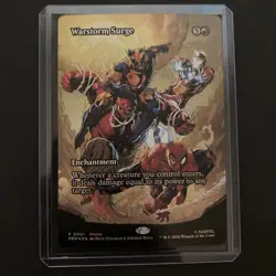 Warstorm Surge Avengers Armageddon Promo Card (Magic The Gathering, Marvel, M/NM - Image 3