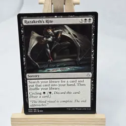 MTG Magic the Gathering Razaketh's Rite (74/257) Hour of Devastation NM Near Min - Image 3