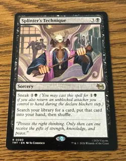 MTG Splinter's Technique Teenage Mutant Ninja Turtles Regular NM MAGIC - Image 1