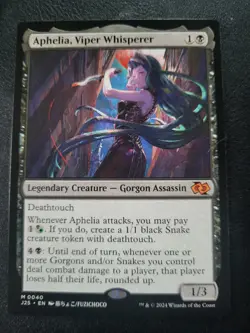 MTG Aphelia, Viper Whisperer EX/NM Anime Foundations Jumpstart - Image 1