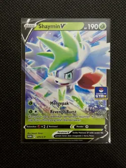 [NM] Shaymin V 275/S-P Battle Prize | Pokemon Promo Gym Asia Exclusive Stamped - Image 1