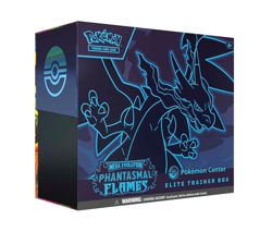 PRESALE: Mega Evolution Phantasmal Flames Pokemon Center ETB Elite Trainer Box - Image 1