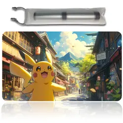 New Pokemon Pikachu Playmat with Free Bag | Pokemon TCG Playmat | 391656 - Image 1