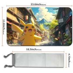 New Pokemon Pikachu Playmat with Free Bag | Pokemon TCG Playmat | 391656 - Image 2