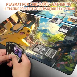 New Pokemon Pikachu Playmat with Free Bag | Pokemon TCG Playmat | 391656 - Image 5