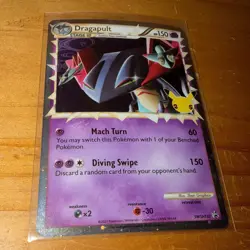 Dragapult Celebrations Delta SWSH132 Black Star Pokemon Promo Card - Image 1