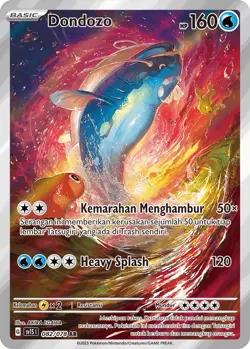 [NM] Dondozo 082/078 AR/IR | Scarlet & Violet ex Set | Pokemon Indonesian - Image 1
