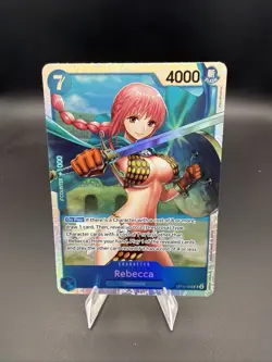 One Piece CG Rebecca OP10-058 Royal Blood Super Rare! - Image 1
