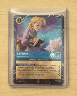 Disney Lorcana 2026 EPCOT Festival Of The Arts - RAPUNZEL 1/DIS FOIL Promo Card - Image 1