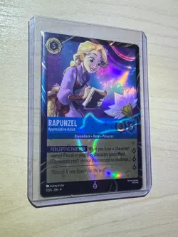 Disney Lorcana 2026 EPCOT Festival Of The Arts - RAPUNZEL 1/DIS FOIL Promo Card - Image 2