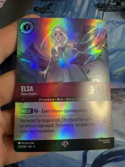 Disney Lorcana Epic Elsa Snow Queen 210/204 Fabled - Image 1