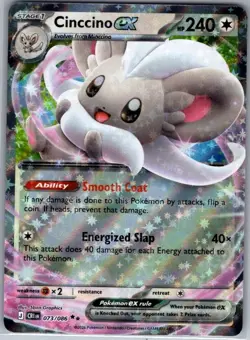 Cinccino ex 073/086 ME04: Chaos Rising - Pokemon Card - NM - Image 1