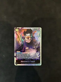 OP09-093 Marshall D. Teach Blackbeard One Piece Card Game TCG Super Rare - PRB02 - Image 1