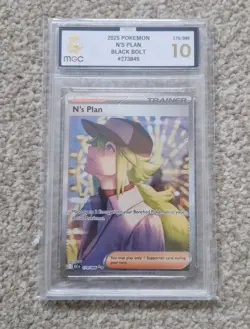 MGC 10 - N's Plan 170/086 Pokemon Card - 2025 Black Bolt - Image 1